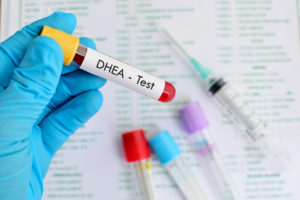 Blood sample for DHEA (dehydroepiandrosterone) hormone test